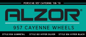 Porsche 957 Cayenne Alzor Wheels