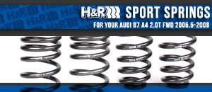 Audi B7 A4 2.0T FWD H&R Sport Springs