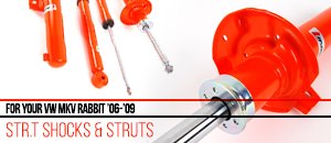 VW MKV Rabbit Koni STR.T Shocks Struts