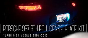 Porsche 997 911 Ziza LED License Plate Kit