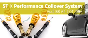 Audi B8 A4 2.0T ST X Performance Coilover Systems