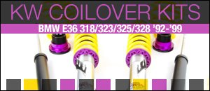 BMW E36 3-Series Non-M KW Coilover Kits