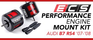Audi B7 RS4 ECS Performance Engine Mounts