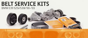 BMW E39 525i/530i Belt Service Kits