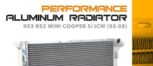 R52/R53 MINI Cooper S/JCW Mishimoto Aluminum Radiator