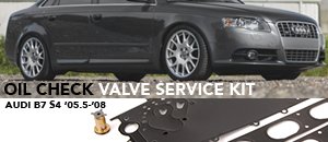 Audi B7 S4 Oil Check Valve Service Kit