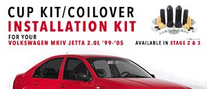 VW MKIV Jetta 2.0L Cup Kit/Coilover Installation Kits