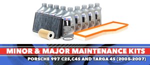 Porsche 997 Major And Minor Maintenance Kits