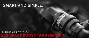 Audi B8 A5 2.0T ECS Billet Boost Tap