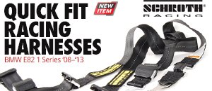 BMW E82/E88 1 Series Schroth Quick Fit Racing Harnesses