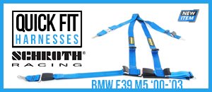 BMW E39 M5 Schroth Quick Fit Harnesses