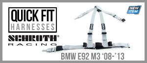 BMW E92 M3 Schroth Quick Fit Harnesses