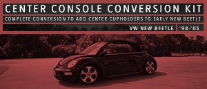 VW New Beetle Center Console Conversion Kit