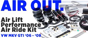 VW MKV GTI Air Lift Performance Air Ride Kit