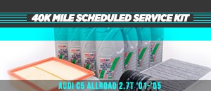 Audi C5 Allroad 2.7T 40k Service Kit