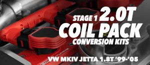 VW MKIV Jetta 1.8T Coil Pack Conversion Kits