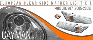 Porsche 987 Cayman Side Marker Kit