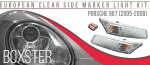 Porsche 987 Boxster Side Marker Kit
