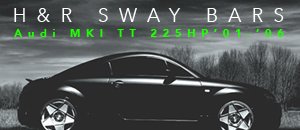 Audi MKI TT 225 H&R Adjustable Sway Bars