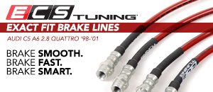 Audi C5 A6 2.8 Quattro ECS Exact-Fit Brake Lines