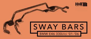 BMW E46 330i/ci H&R Swaybars