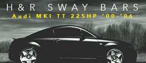 Audi MKI TT 180HP Quattro H&R Sway Bars