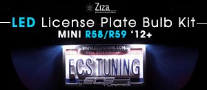 MINI R58/R59 Ziza LED License Plate Bulb Kit