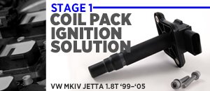 VW MKIV Jetta 1.8T Stage 1 Coil Pack Ignition Solution