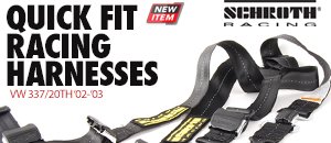 VW 337/20th Schroth Quick Fit Racing Harnesses