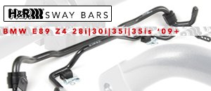 BMW E89 Z4 H&R Front/Rear Sway Bars