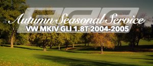 VW MKIV GLI 1.8T Autumn Seasonal Service Kits