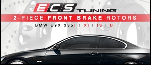 ECS 2 Piece Front Brake Rotors BMW E9X 335