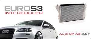 Audi 8P A3 S3 Euro Intercooler