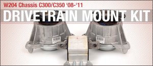 Mercedes-Benz W204 C-Class Drivetrain Mount Kit