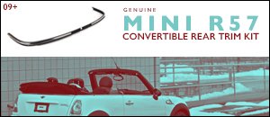 MINI R57 Convertible Rear Trim Kit