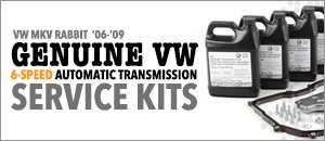 VW MKV Rabbit 6 Speed Auto Trans Service Kits