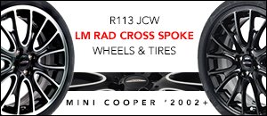  MINI Cooper R50+ R113 JCW Wheel & Tire Sets of Four