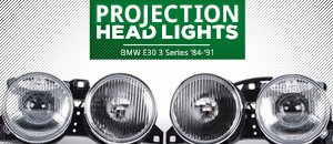 BMW E30 3 Series Depo Projection Headlights