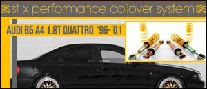Audi B5 A4 1.8T ST X Performance Coilover System