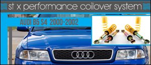 Audi B5 S4 ST X Performance Coilover System