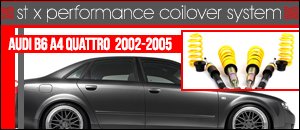 Audi B6 A4 Quattro ST X Performance Coilover System
