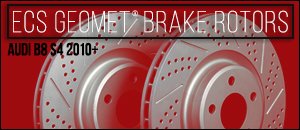 Audi B8 S4 ECS GEOMET&reg; Front/Rear Brake Rotors