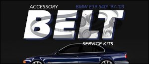 BMW E39 540i Accessory Belt Service Kits