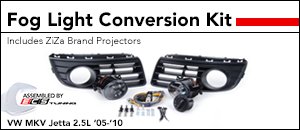 VW MKV Jetta 2.5L Fog Light Conversion Kit