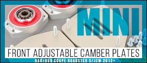 MINI Cooper R58/R59 S/JCW SPC Front Camber Plates