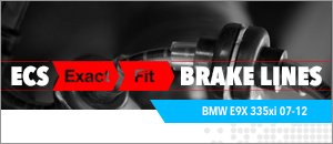BMW E9X 335xi ECS Exact-Fit Stainless Steel Brake Lines