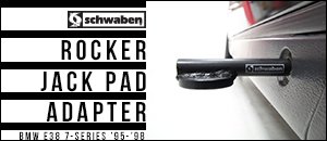 BMW E38 7 Series Schwaben Rocker Jack Pad Adapter