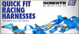 VW MKIV GLI 1.8T Schroth Racing Harnesses
