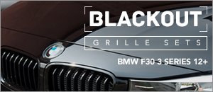 BMW F30 3 Series Blackout Grilles