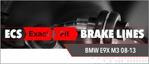 BMW E9x M3 ECS Exact-Fit Brake Lines